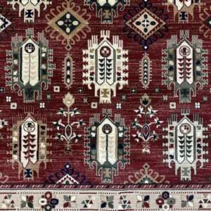 Класически килим – Корона 553 Червен - детайл - 1
